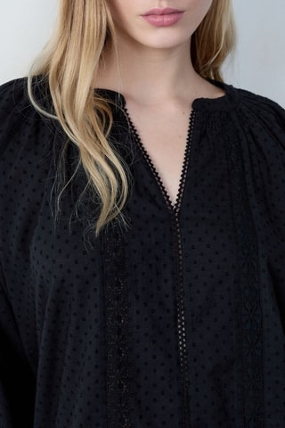 Blouse Afternoon light - Noir