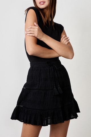 Jupe patineuse Coastal Cowgirl - Noir