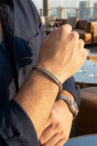 Pulsera - Plateado y dorado