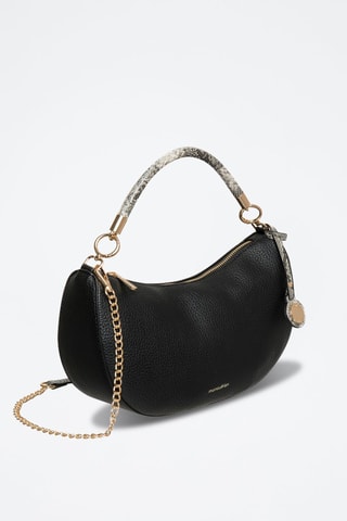 Bolso Blanca - Negro, dorado y gris
