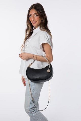 Bolso Blanca - Negro, dorado y gris