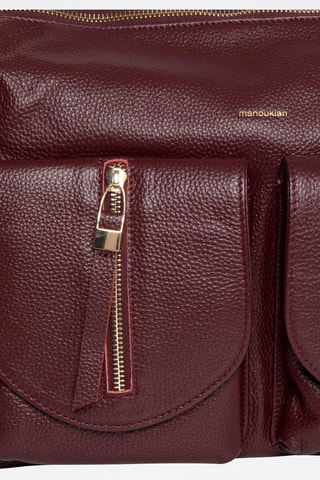 Bolso de piel Jeanne - Violeta