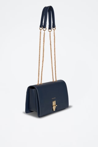 Bolso de piel Ross - Azul marino
