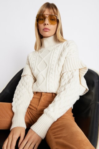 Broek Flare - Camel