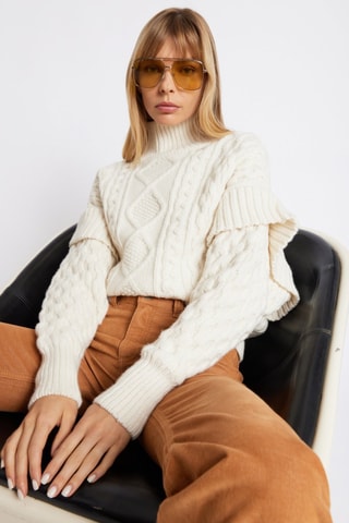 Broek Flare - Camel