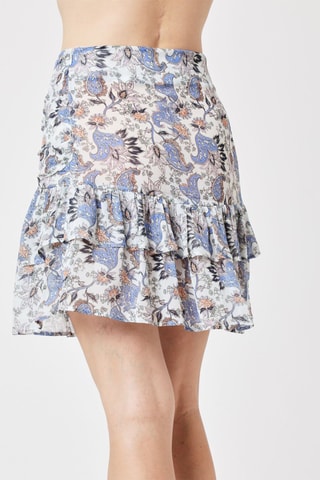 Rok met ruches - Blauw - Blauw