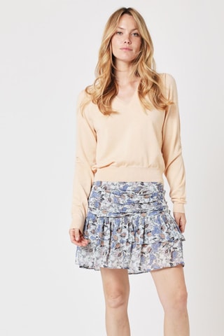 Rok met ruches - Blauw - Blauw