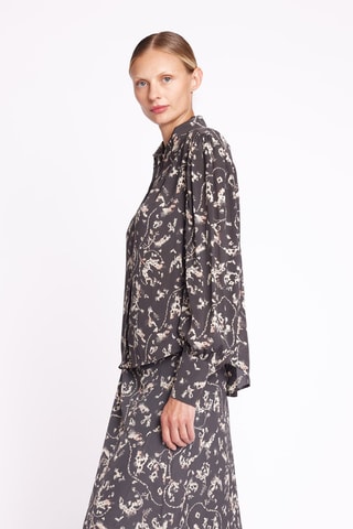 Blouse Regular Fit - Grijs - Grijs