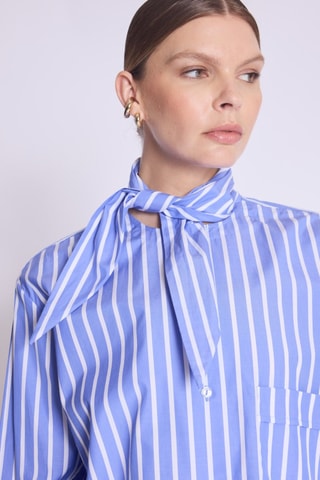 Blouse Oversized - Blauw