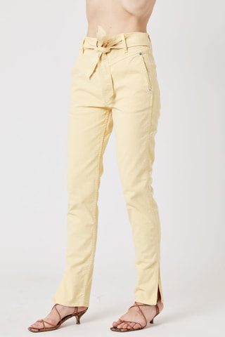 Jeans Hoge Taille - Geel