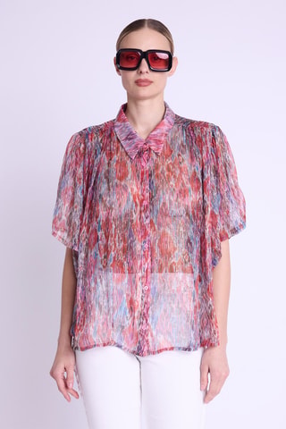 Oversized Blouse - Rood - Rood
