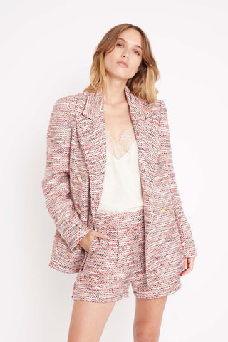 Short Hoge Taille - Wit en Rood - Wit en rood