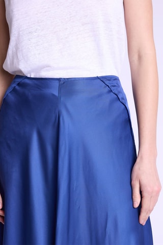 Midirok Hoge Taille - Marineblauw