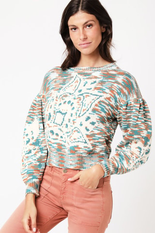 Trui - Blauw en Oranje - Wit, blauw en oranje