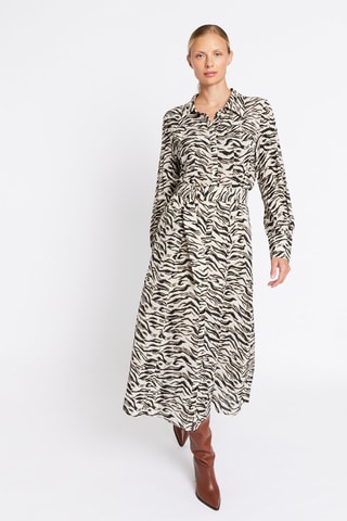 Midi-jurk - Beige