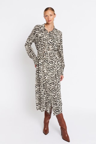 Midi-jurk - Beige
