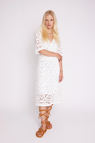 Robe midi - Blanc