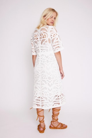 Robe midi - Blanc