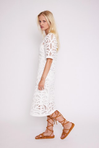 Robe midi - Blanc
