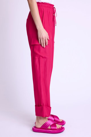 Cargobroek Hoge Taille - Fuchsia - Paars