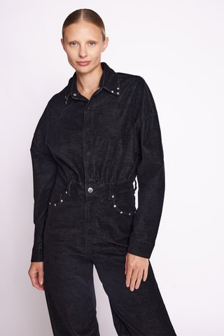 Spijkerjumpsuit - Zwart - Zwart