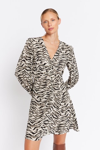 Vestido corto - Beige