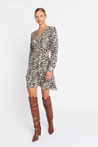 Vestido corto - Beige