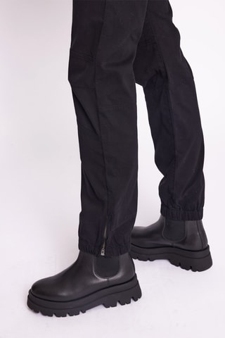 Rechte Broek Hoge Taille - Zwart