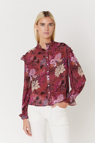 Blouse - Bordeauxrood