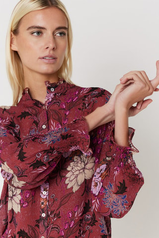 Blouse - Bordeauxrood