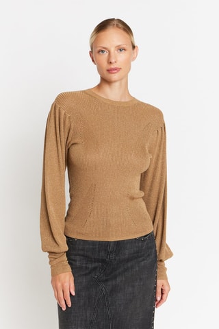 Trui - Camel - Bruin