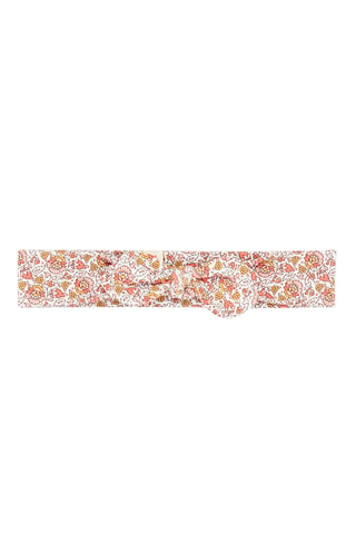 Bandeau à imprimé fleuri - Beige