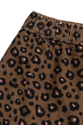 Pantalon réversible en velours - Marron clair
