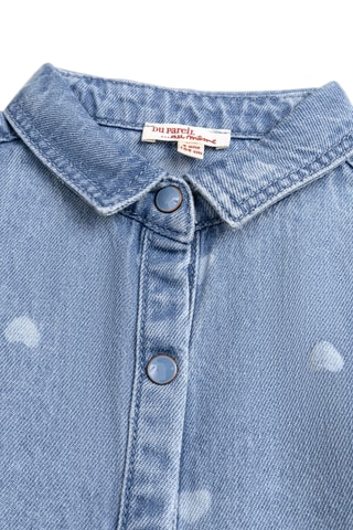 Robe chemise en jean - Bleu clair