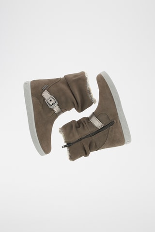 Bottines en cuir - Marron