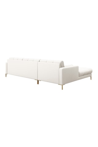 Canapé d'angle gauche Bali - Beige clair