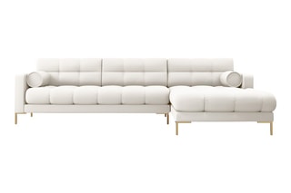 Canapé d'angle droit Bali - Beige clair