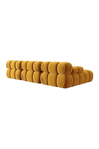 Canapé d'angle gauche modulable Tropea Jaune