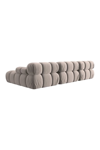 Canapé d'angle droit modulable Tropea Beige