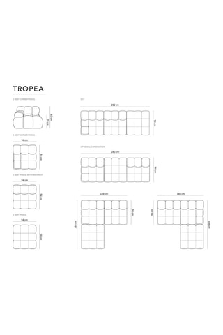 Canapé modulable Tropea - Beige