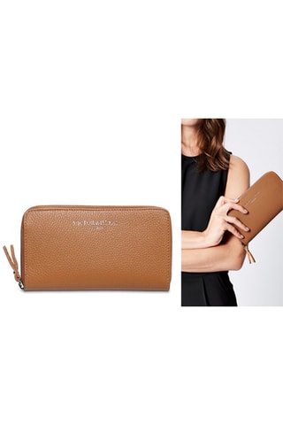 Cartera de piel Kaya - Marrón