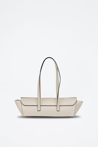 Bolso de piel Briana Box - Beige