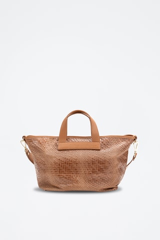 Bandolera de piel Monaco - Camel