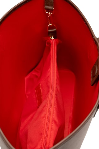 Bolso de piel Cannes - Marrón