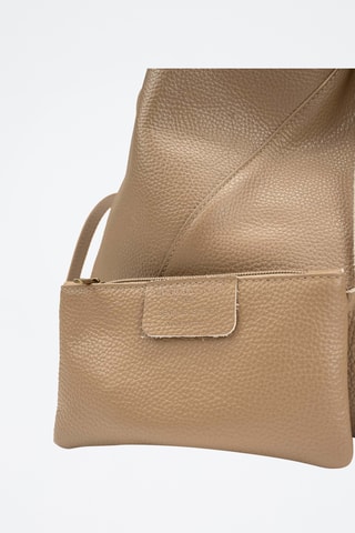 Bolso de piel Orlane - Topo