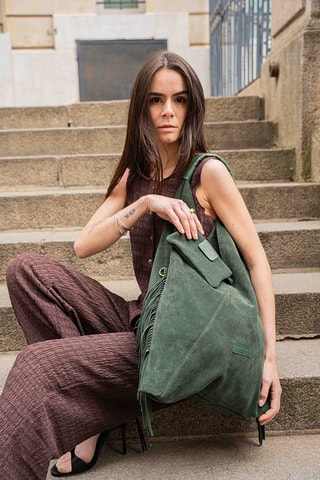 Bolso de piel Sorrel - Verde