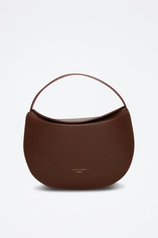 Bolso de piel Alexa - Marrón