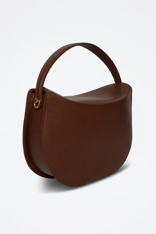 Bolso de piel Alexa - Marrón