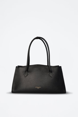 Bolso de piel Oxa - Negro