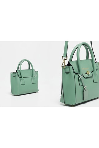 Bolso de piel Jeny - Verde
